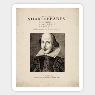 Old Book Cover - shakspere - playwright - william shakespeare Sticker